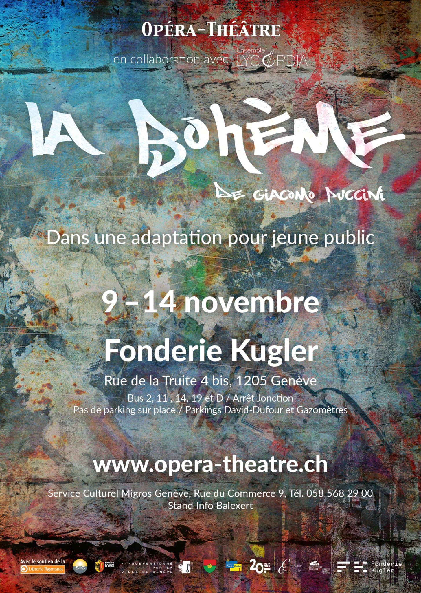 flyer la bohème recto