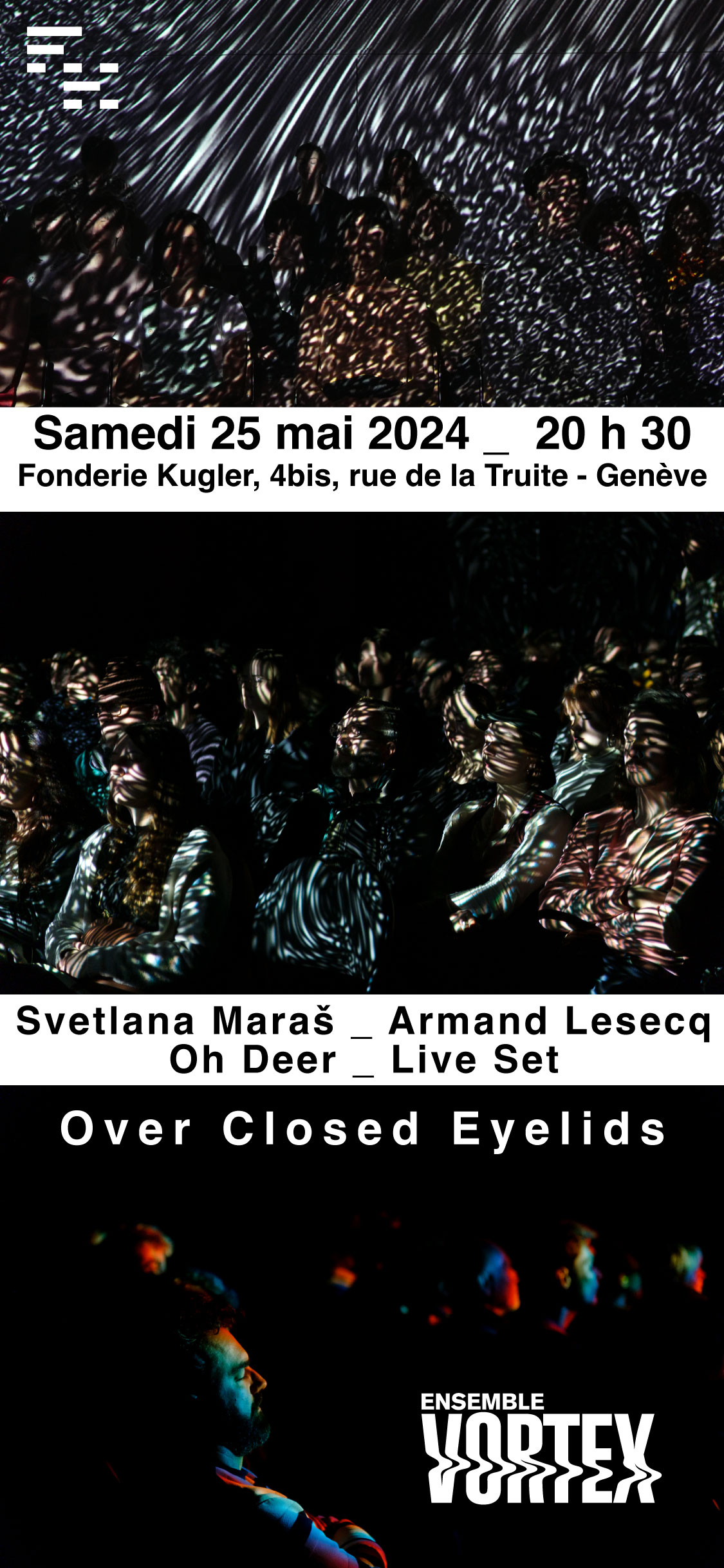 Over clodes eyelids