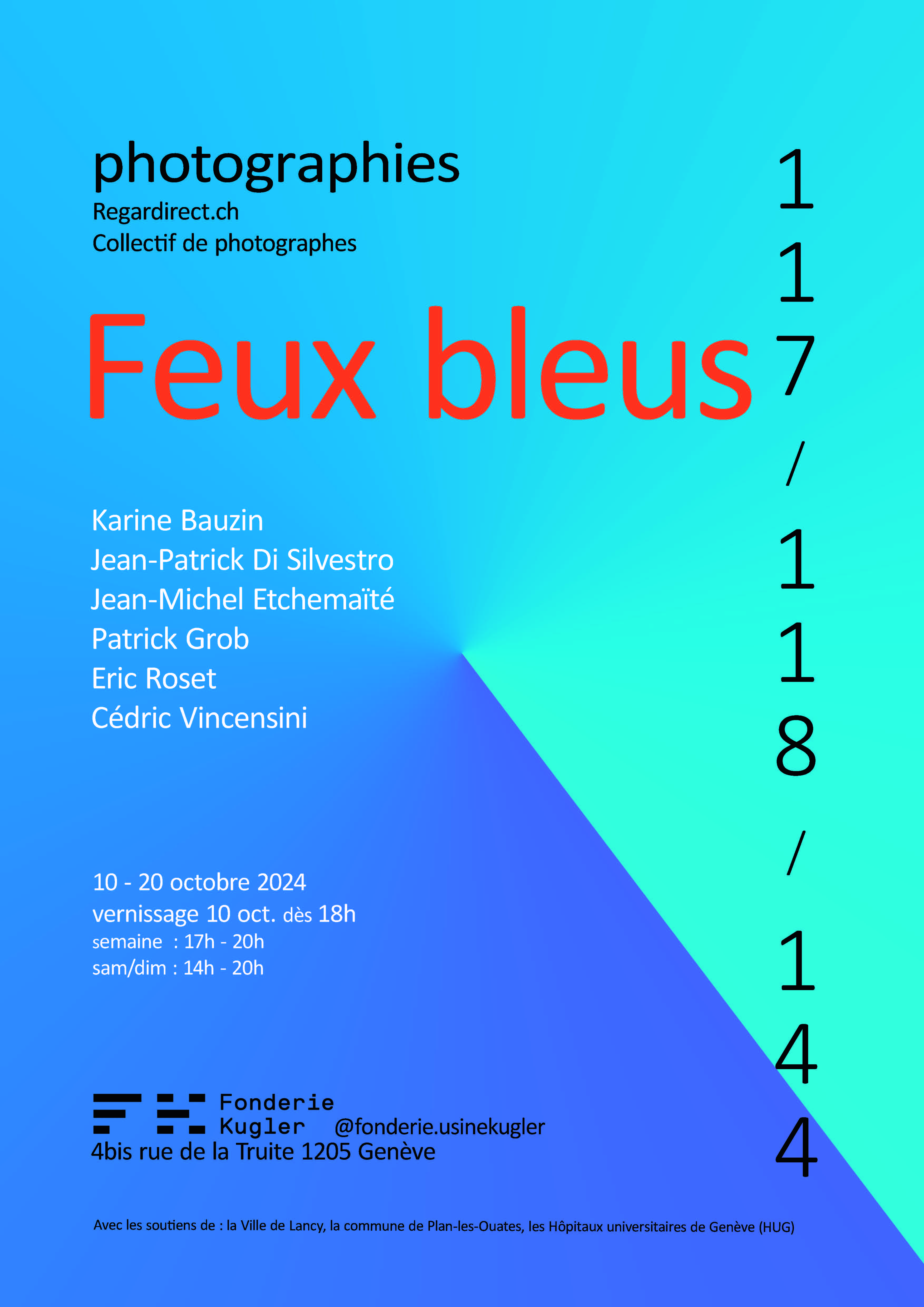 feux bleus fonderie octobre 2024