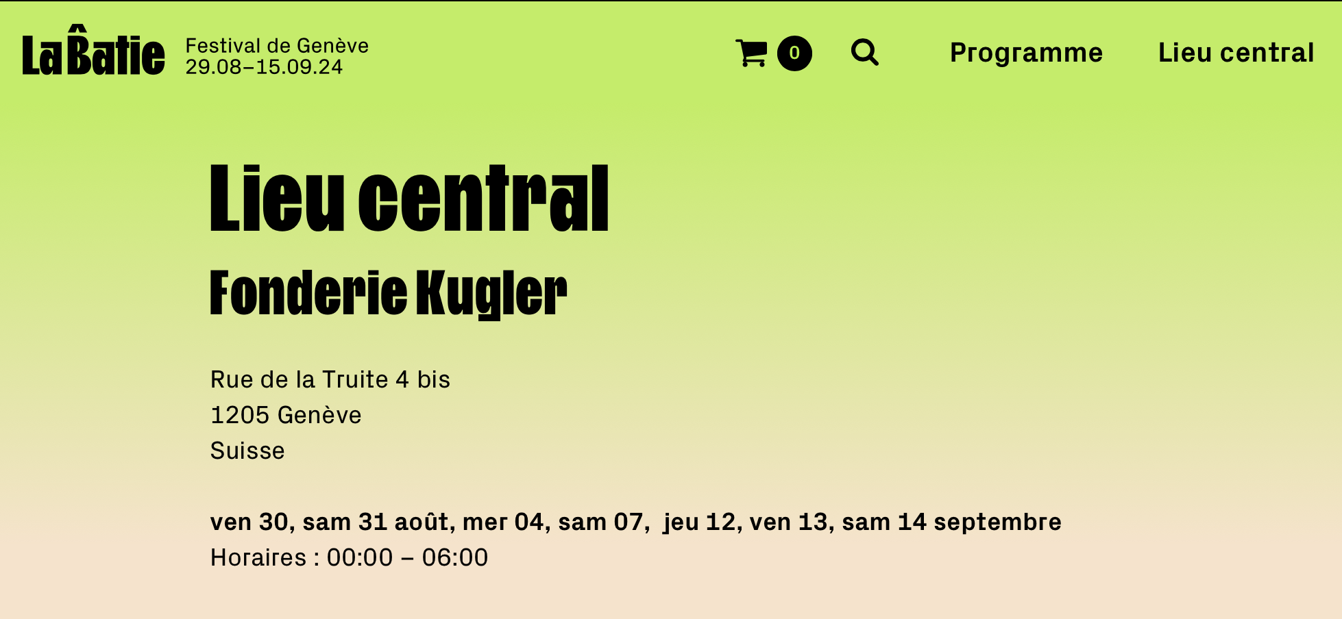 Fonderie Kugler la Bâtie 2024