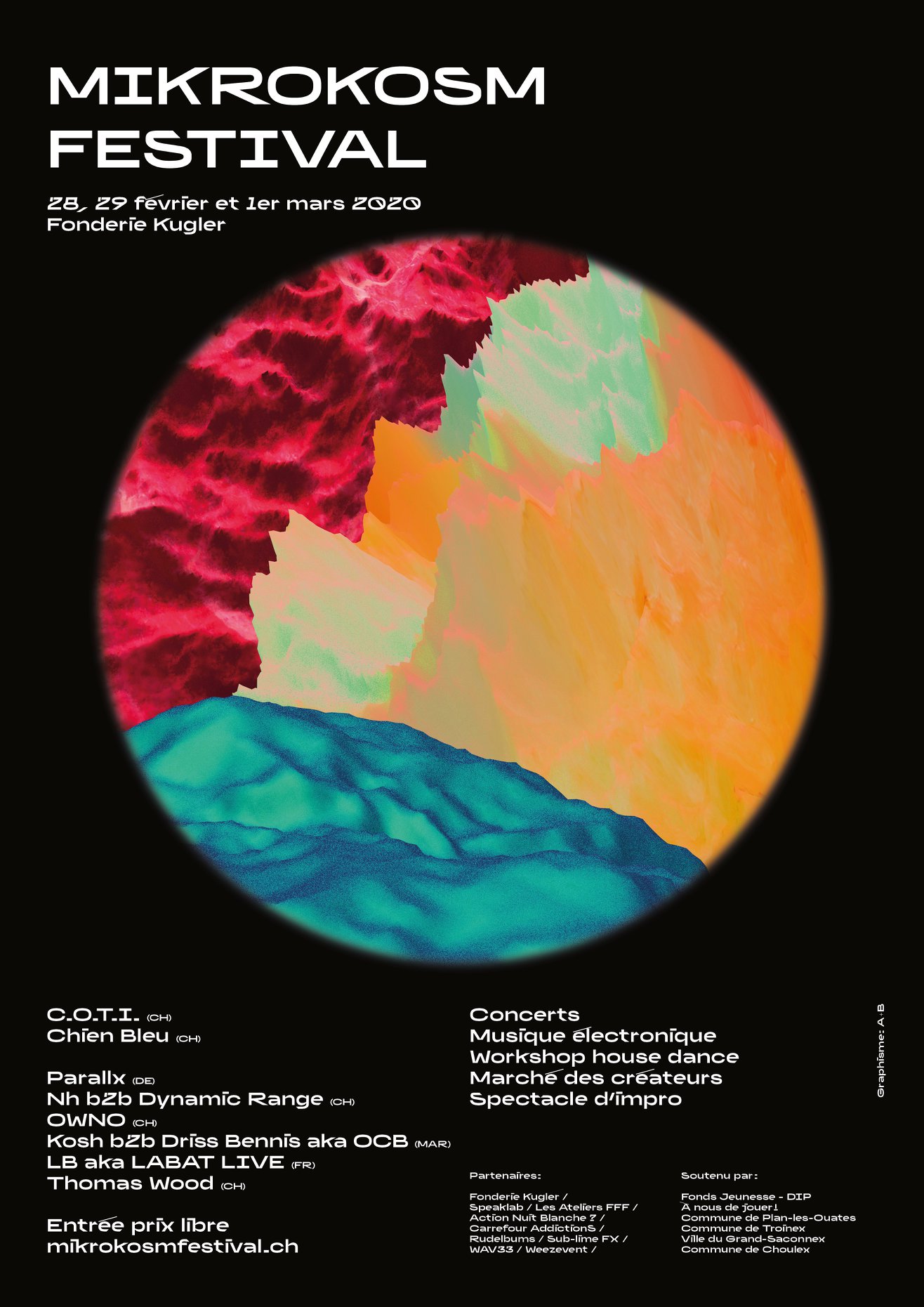 affiche mikrokosm festival 2020