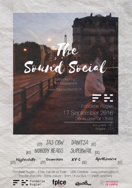 Flyer The Sound Social web